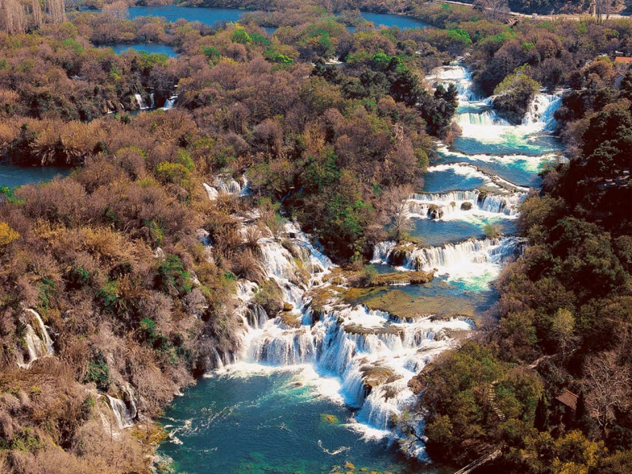 Хорватия парк КРКА водопады